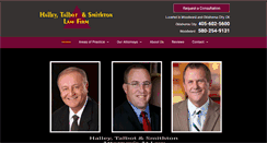 Desktop Screenshot of dukehalleylaw.com