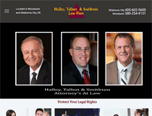 Tablet Screenshot of dukehalleylaw.com